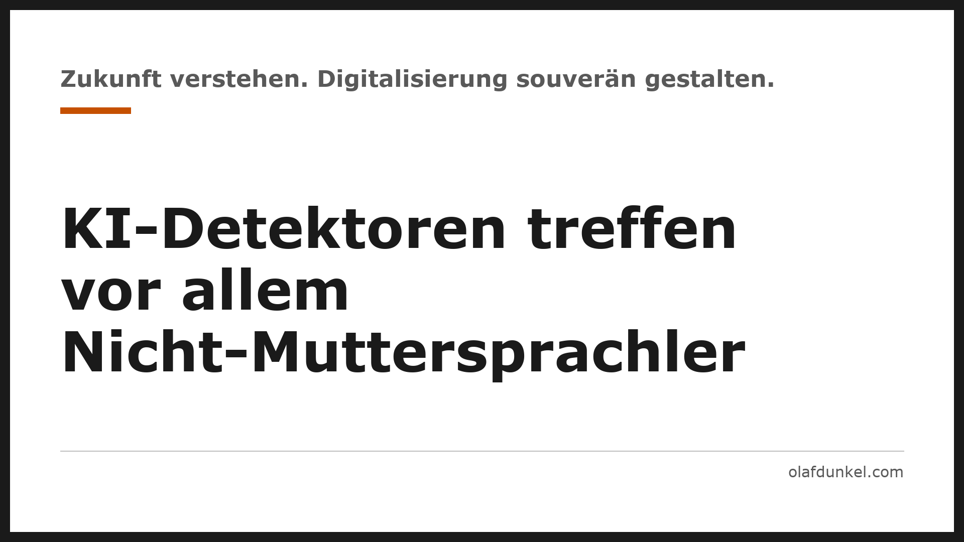 Grafikkarte: KI-Detektoren treffen vor allem Nicht-Muttersprachler