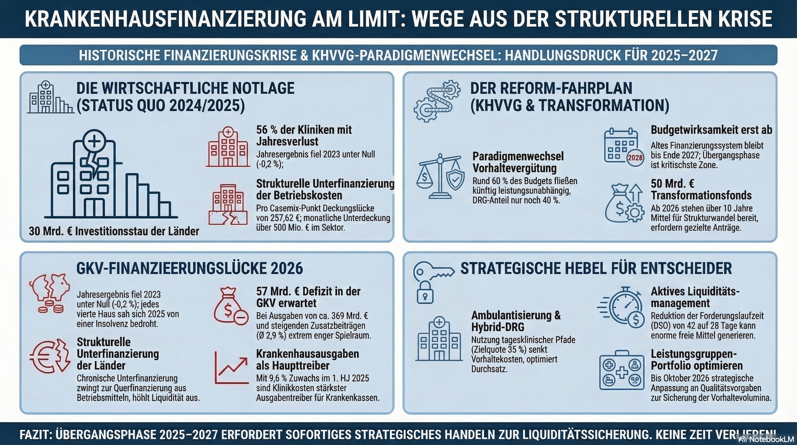 Krankenhausfinanzierung am Limit: Wege aus der strukturellen Krise