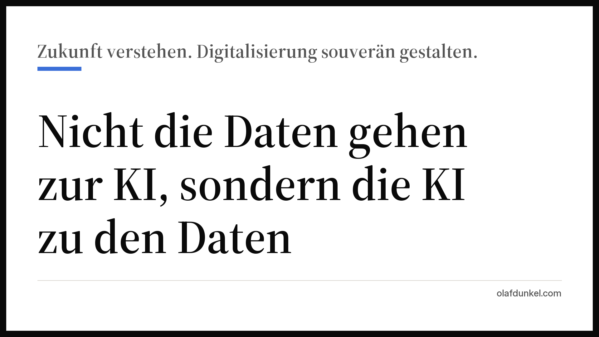 Grafikkarte: Nicht die Daten gehen zur KI, sondern die KI zu den Daten